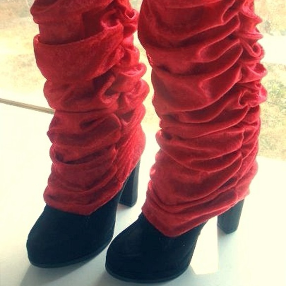 Gathered Velvet Legwarmers Are Here! - Picture 4 of 7